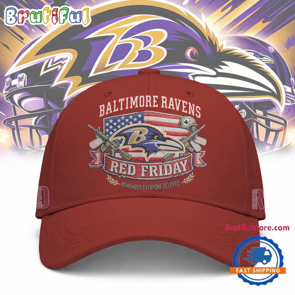 Baltimore Ravens 2026 NFL RED Friday Classic Cap