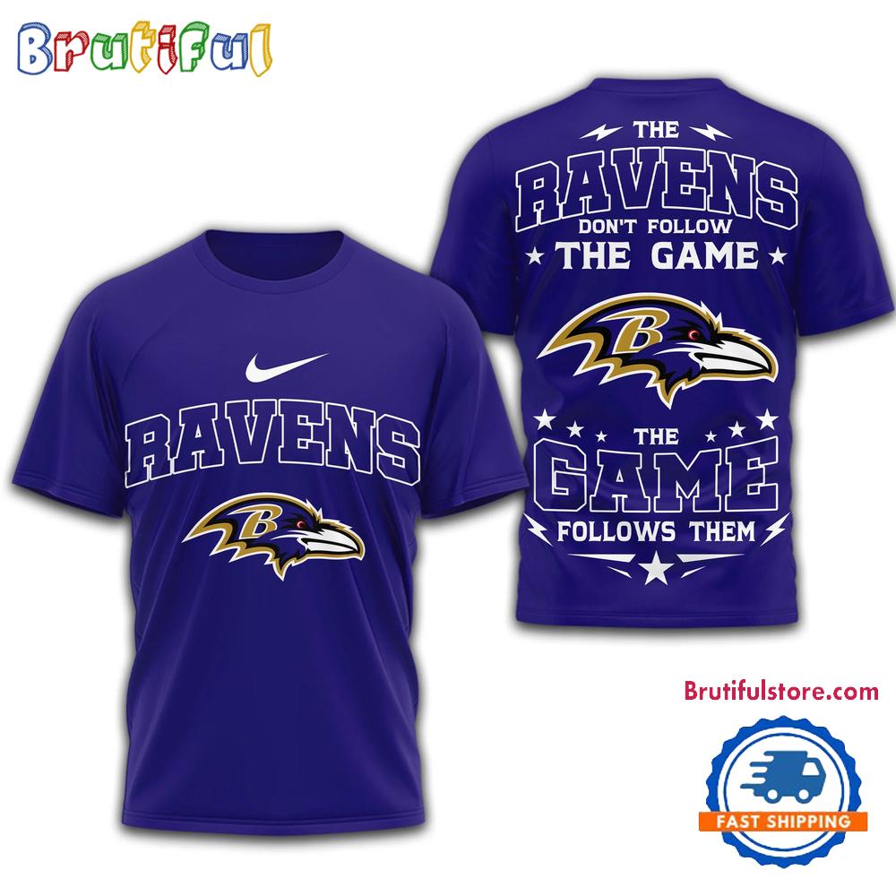 Baltimore Ravens 2026 NFL Rule The Field Limited 3D T Shirt