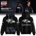 Baltimore Ravens 2026 Salute to Service Limited Edition Black Hoodie