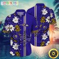 Baltimore Ravens Hawaii Shirt Flower Sporty And Stylish