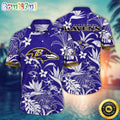 Baltimore Ravens Hawaii Shirt Flower Vacation Mood Shirts