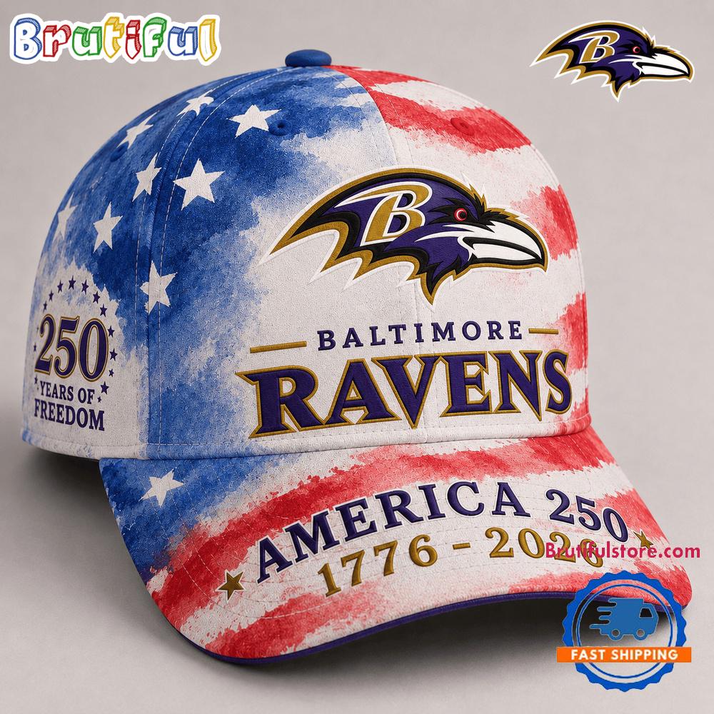 Baltimore Ravens NFL America 250 Years Of Freedom Classic Cap