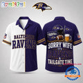 Baltimore Ravens NFL Funny Football Fan Hawaiian Shirt