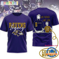 Baltimore Ravens NFL Legacy Father Day Limited Edition 3D Shirt