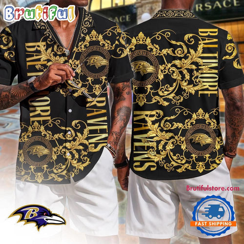 Baltimore Ravens NFL Luxury Hawaiian Shirt