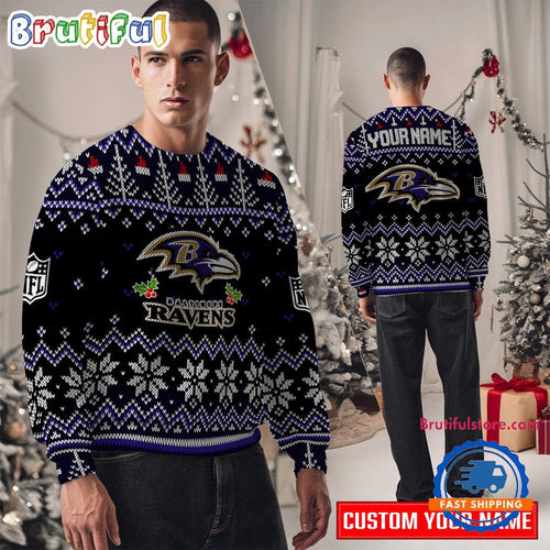 Baltimore Ravens NFL Special Edition New Ugly Christmas Sweater