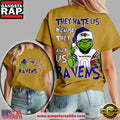 Baltimore Ravens NFL They Hate Us 2025 Women’s 3D Shirt