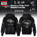 Baltimore Ravens Salute to Service Camo 2026 Black Hoodie