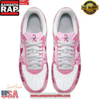 Baltimore Ravens Tackle Breast Cancer Air Force 1 Running Sneakers Shoes