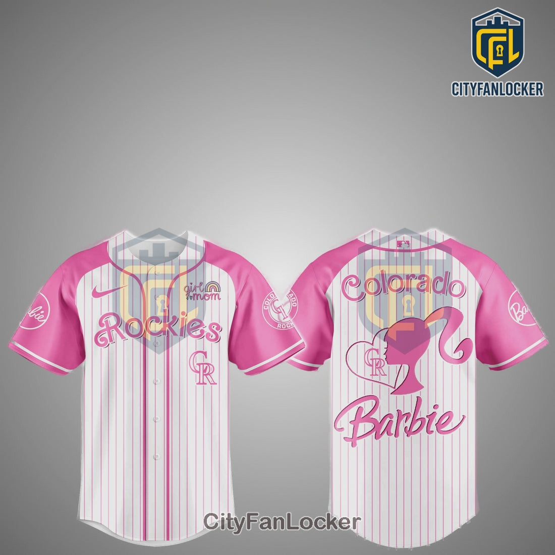 Barbie Colorado Rockies Limited Edition Fashion Baseball Jersey