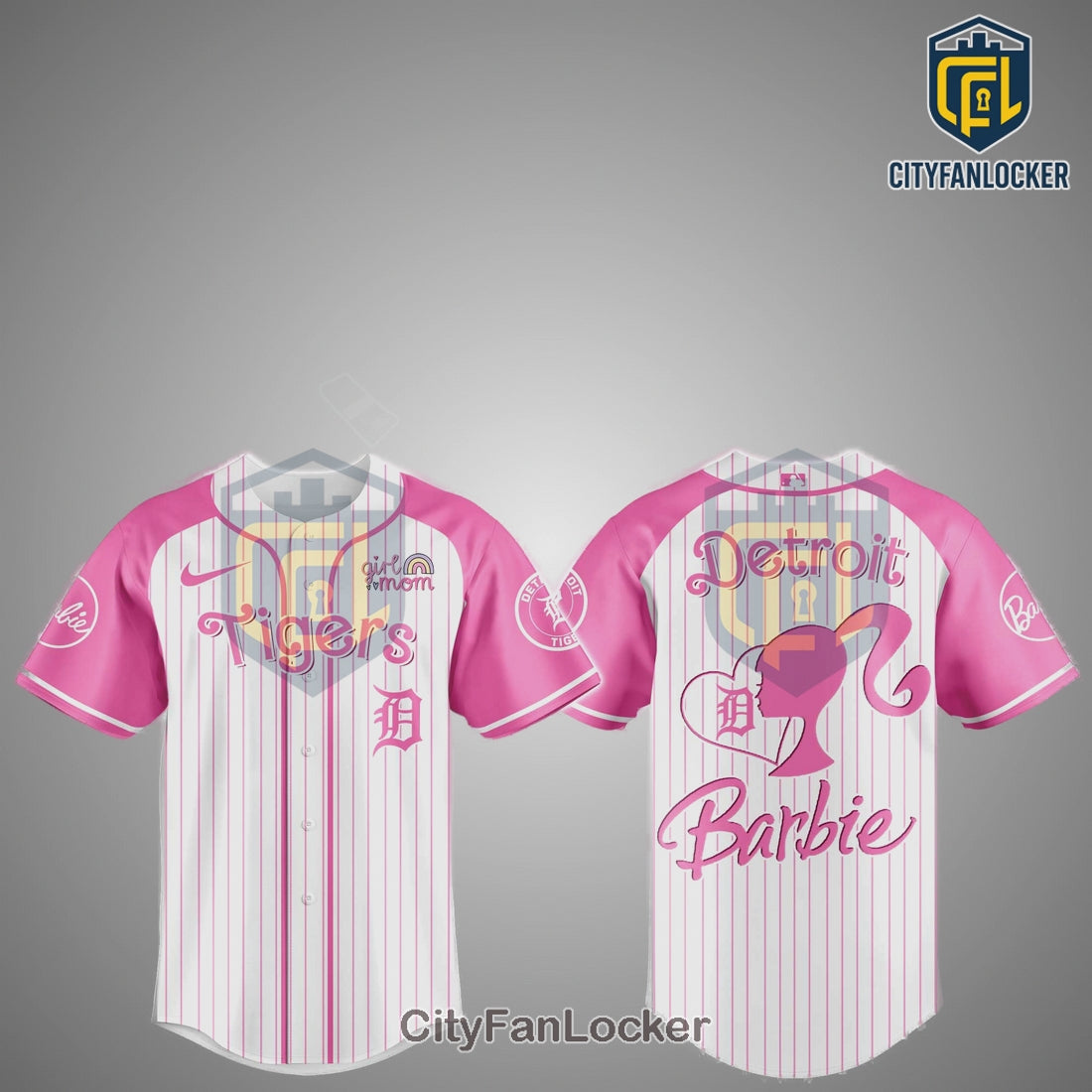 Barbie Detroit Tigers Limited Edition Pink Baseball Jersey