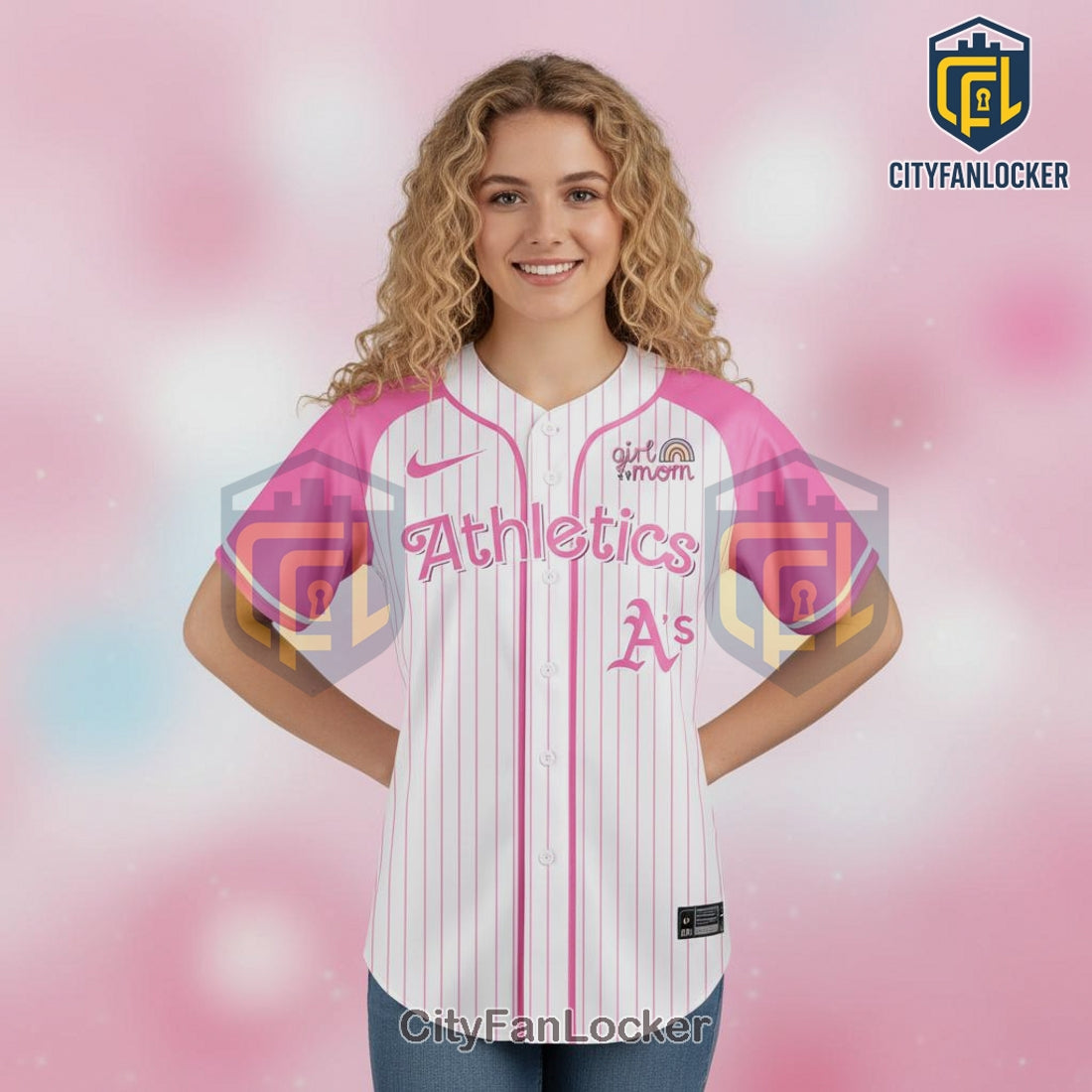 Barbie Oakland Athletics A’s Girl Mom Limited Edition Baseball Jersey
