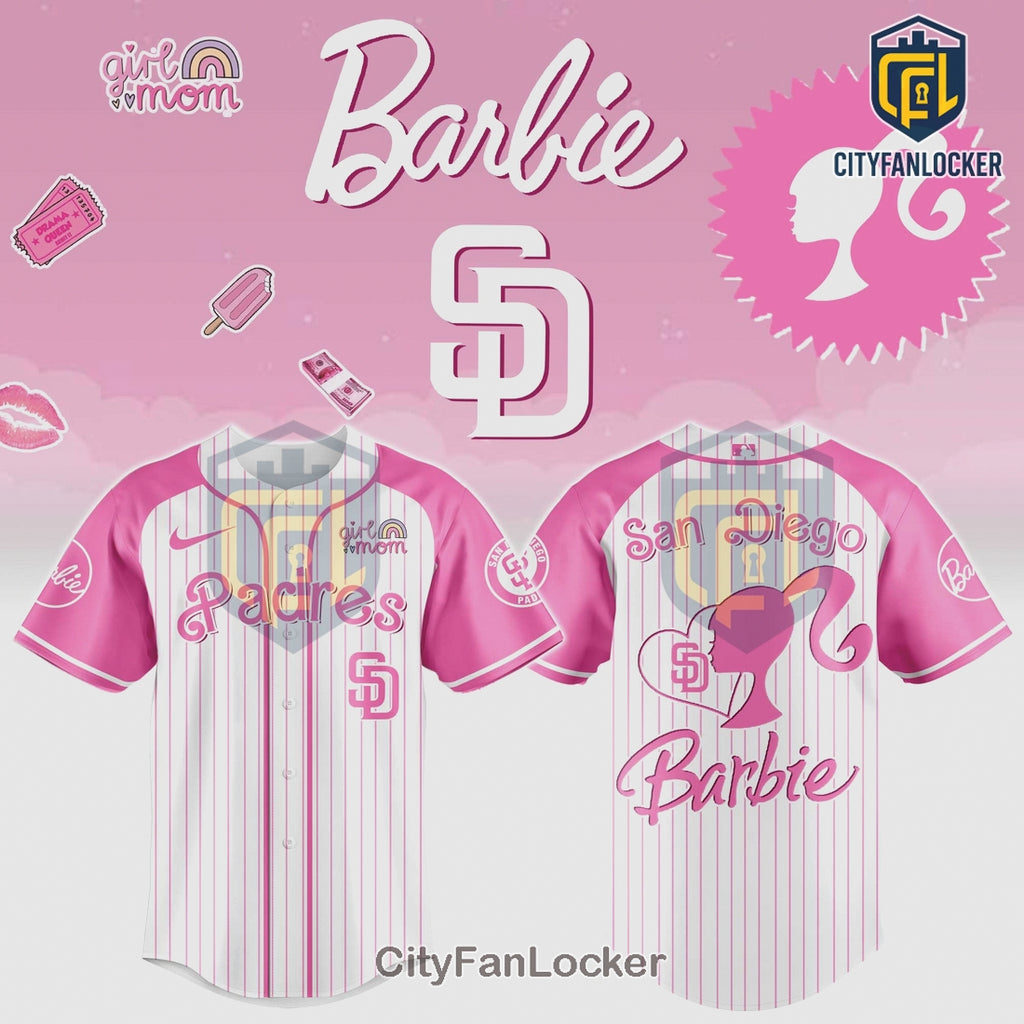 Barbie San Diego Padres Limited Edition Baseball Jersey