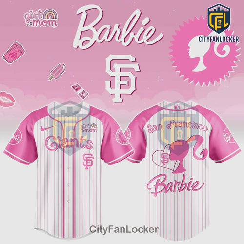 Barbie SF Giants Pink Limited Edition Baseball Jersey