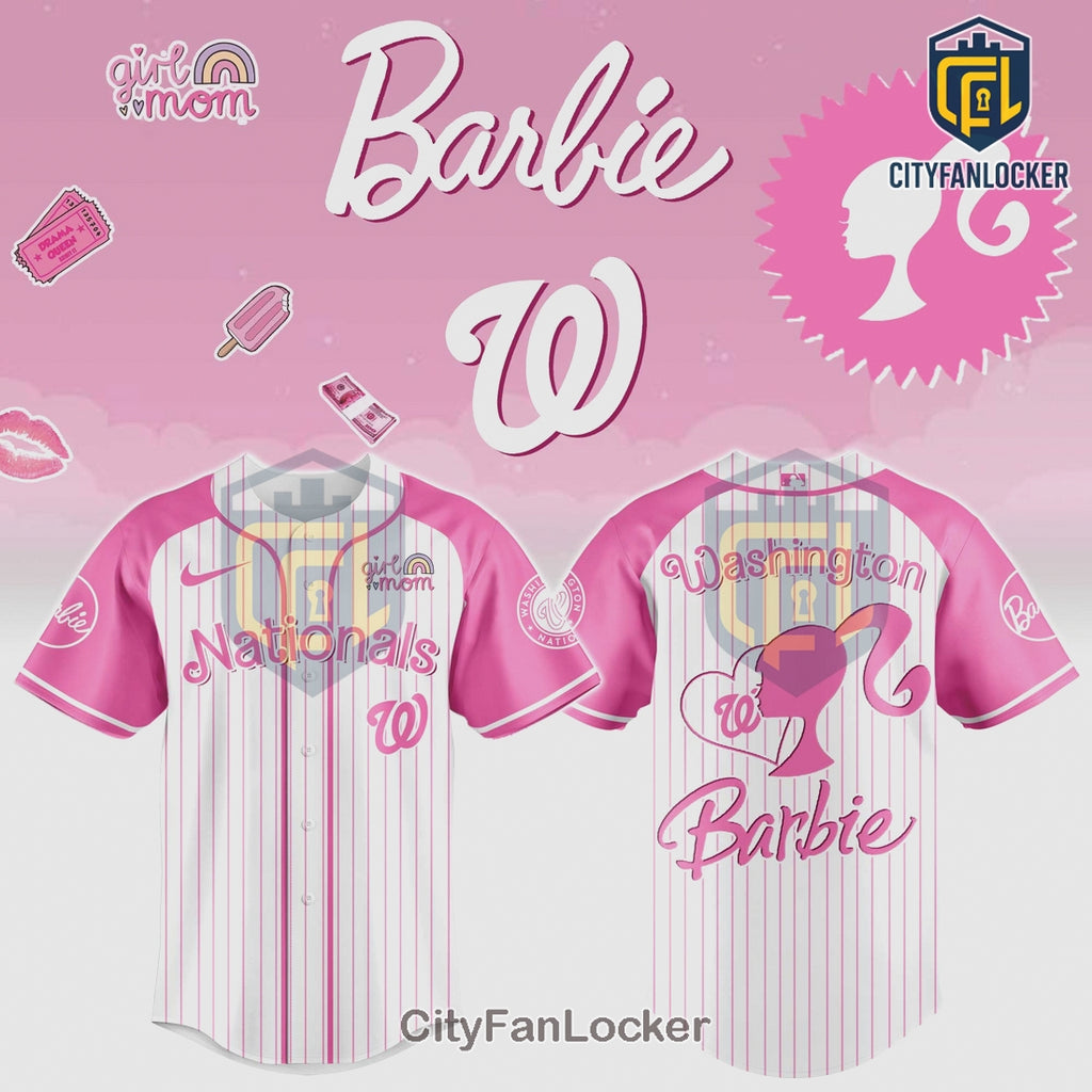 Barbie x Washington Nationals Limited Edition Jersey