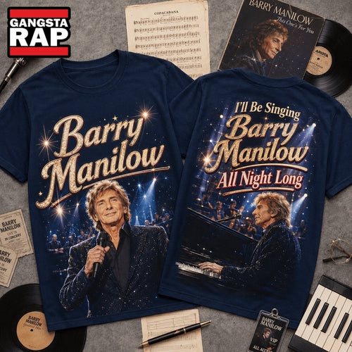 Barry Manilow All Night Long 3D Graphic Shirt