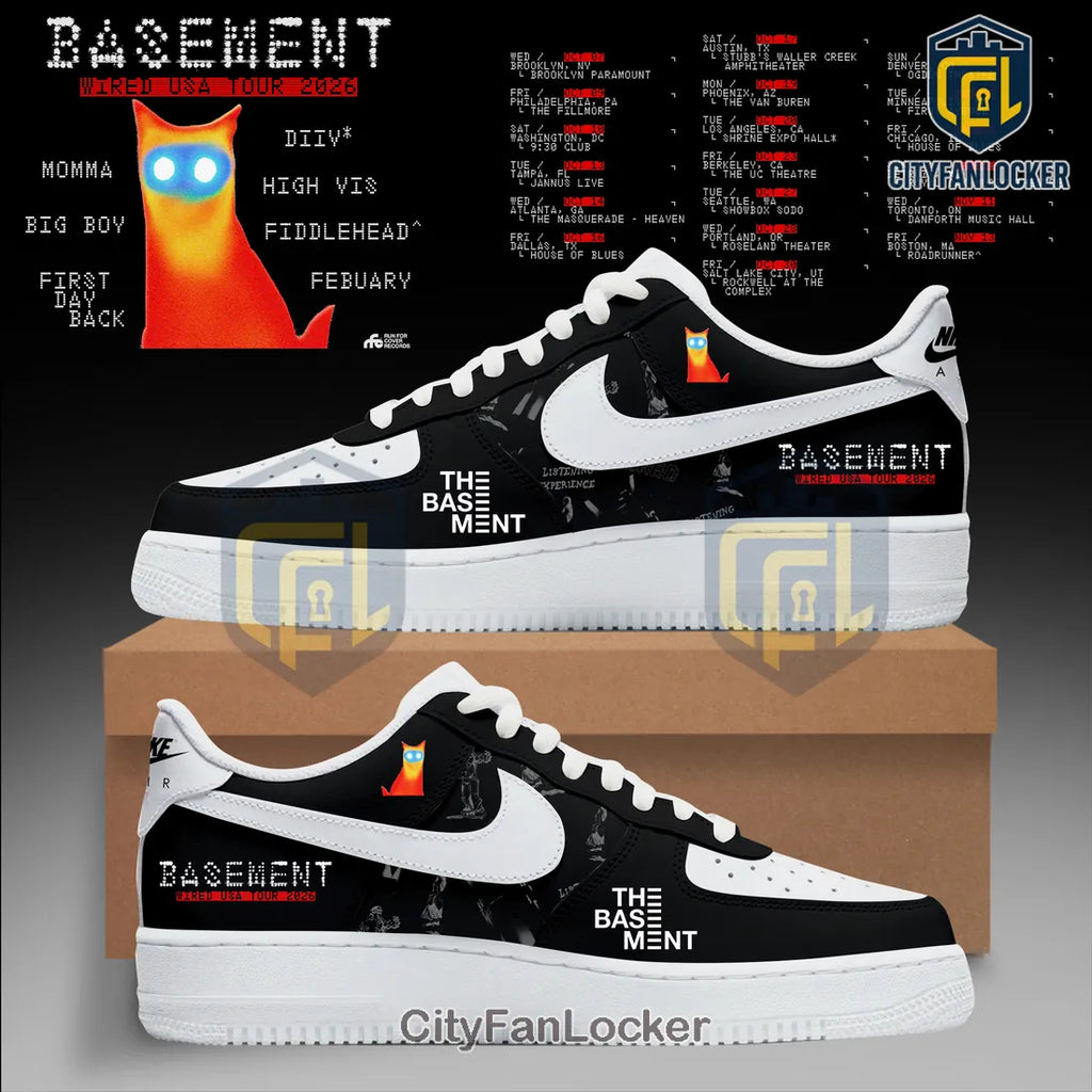 Basement WIRED USA Tour 2026 Limited Edition Air Force 1 Sneakers