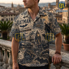 Batman Vintage Gotham City Hawaiian Shirt