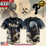 Batman x Philadelphia Phillies Limited Edition Baseball Jersey Shirt