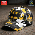 Batman Yellow Camo Personalized Baseball Cap