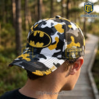 Batman Yellow Camo Personalized Baseball Cap