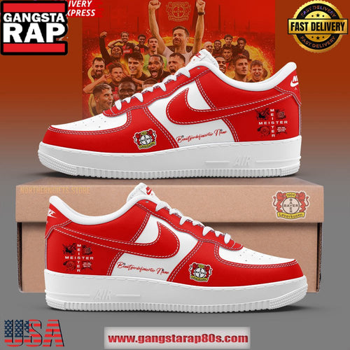 Bayer 04 Leverkusen Bundesliga Air Force 1 Running Sneakers Shoes