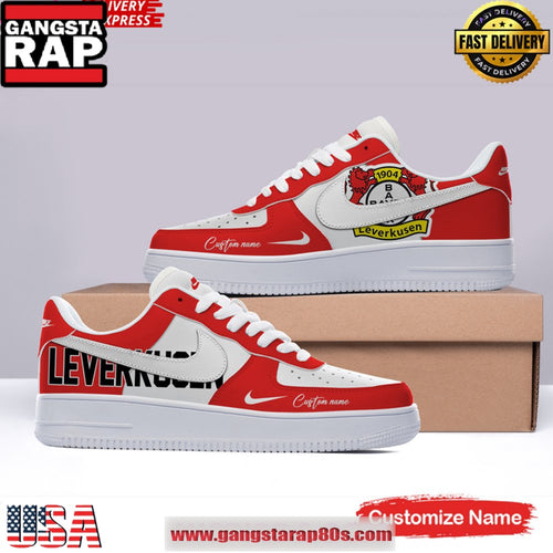 Bayer 04 Leverkusen Custom Name Air Force 1 Sneakers Shoes