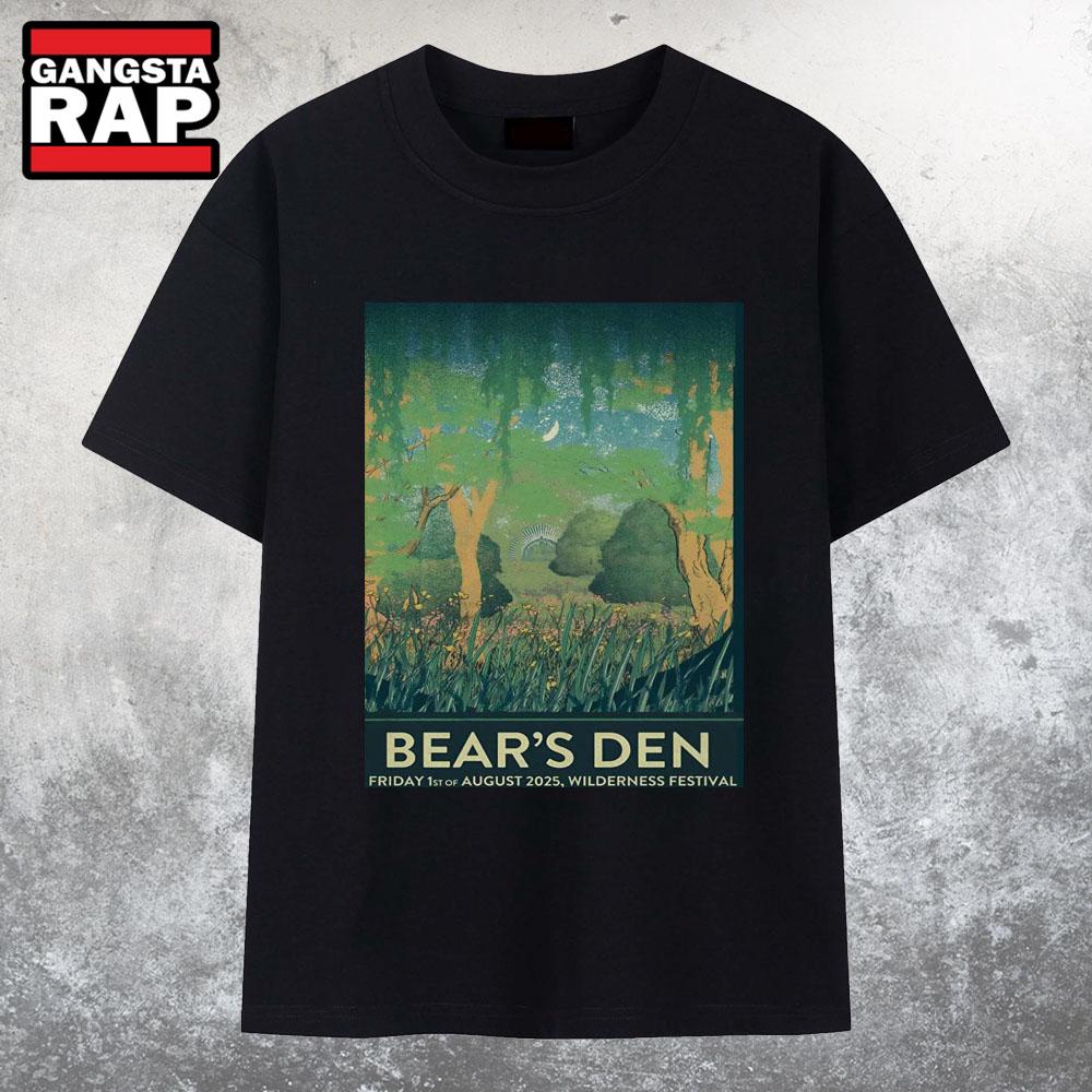 Bear’s Den Oxfordshire Shows On Aug 1 2025 T Shirt