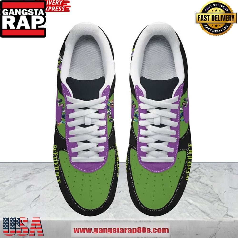 Beetlejuice Beetlejuice Limited Edition Air Force 1 Running Sneakers Shoes