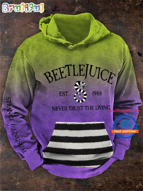 Beetlejuice EST.1988 Halloween Movies Hoodie