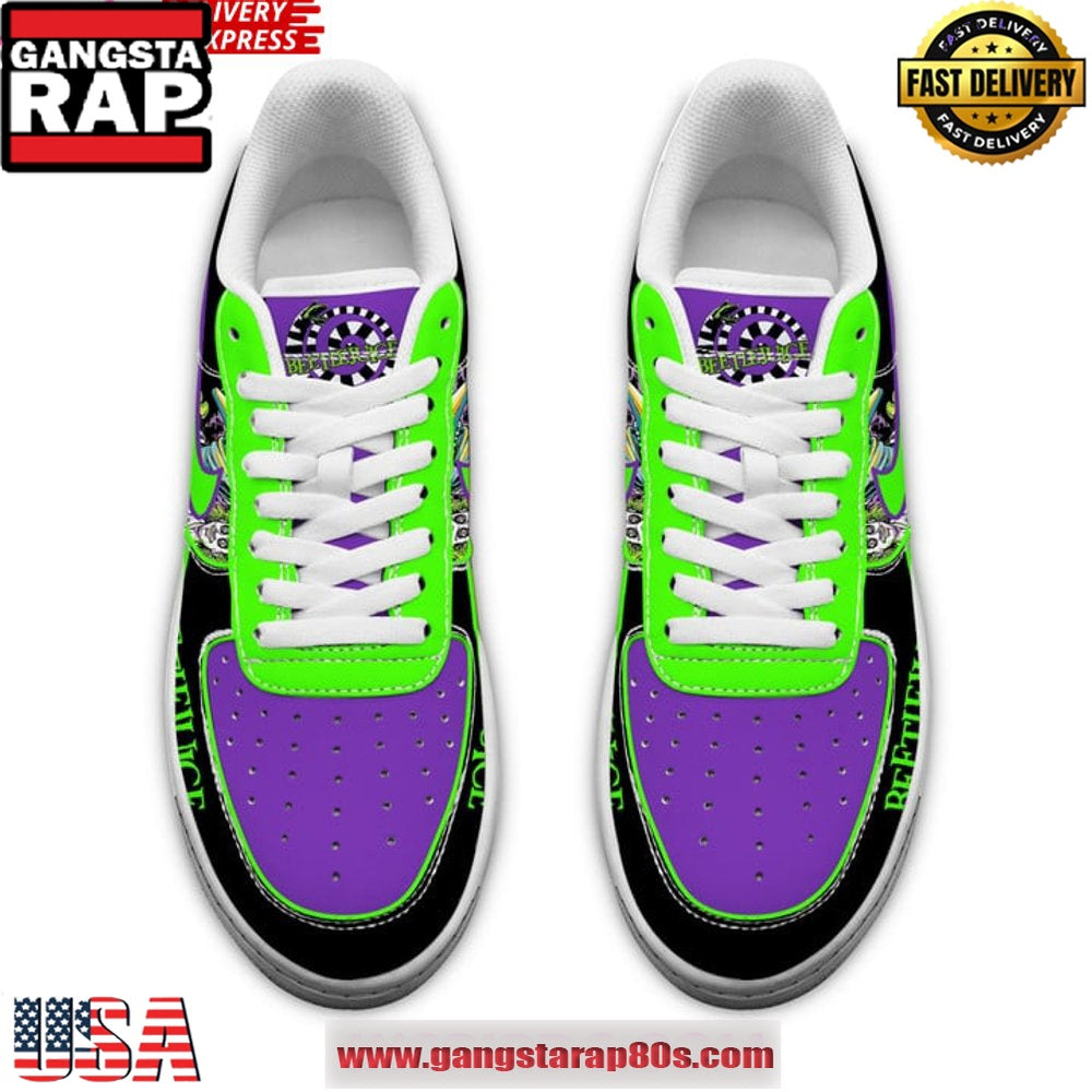 Beetlejuice Limited Edition Air Force 1 Running Sneakers Shoes