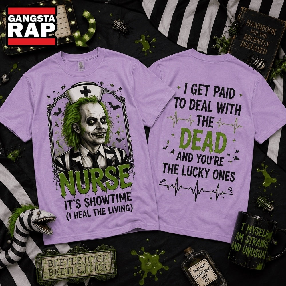 Beetlejuice Nurse Afterlife Night Shift 3D Shirt