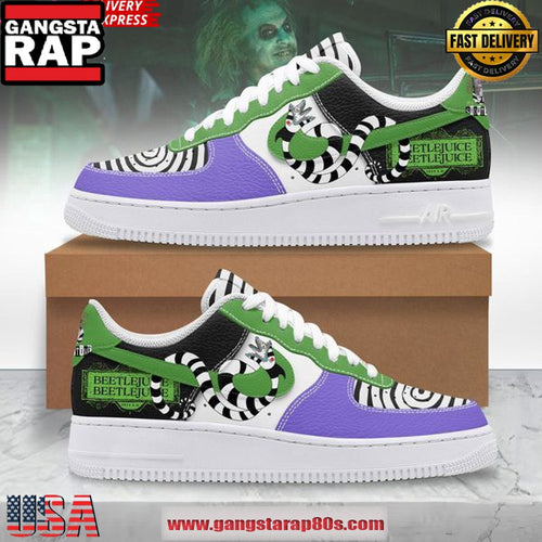 Beetlejuice Showtime Limited Editon Air Force 1 Sneakers Shoes