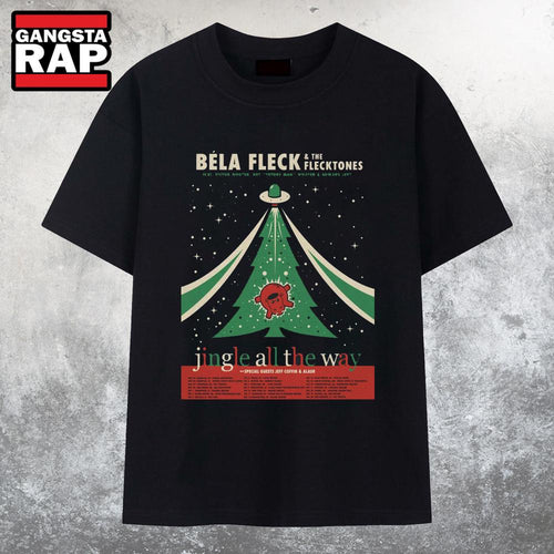 Bela Fleck And The Flecktones Jingle All The Way 2025 Tour T Shirt