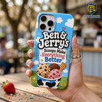 Ben & Jerry’s Scoops Theme Silicone Phone Case