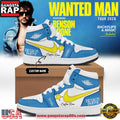 Benson Boone Wanted Man Tour 2026 Signature Custom Air Jordan 1 Shoes Running Sneakers
