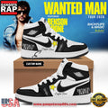 Benson Boone Wanted Man Tour 2026 Signature Black Custom Air Jordan 1 Shoes Running Sneakers