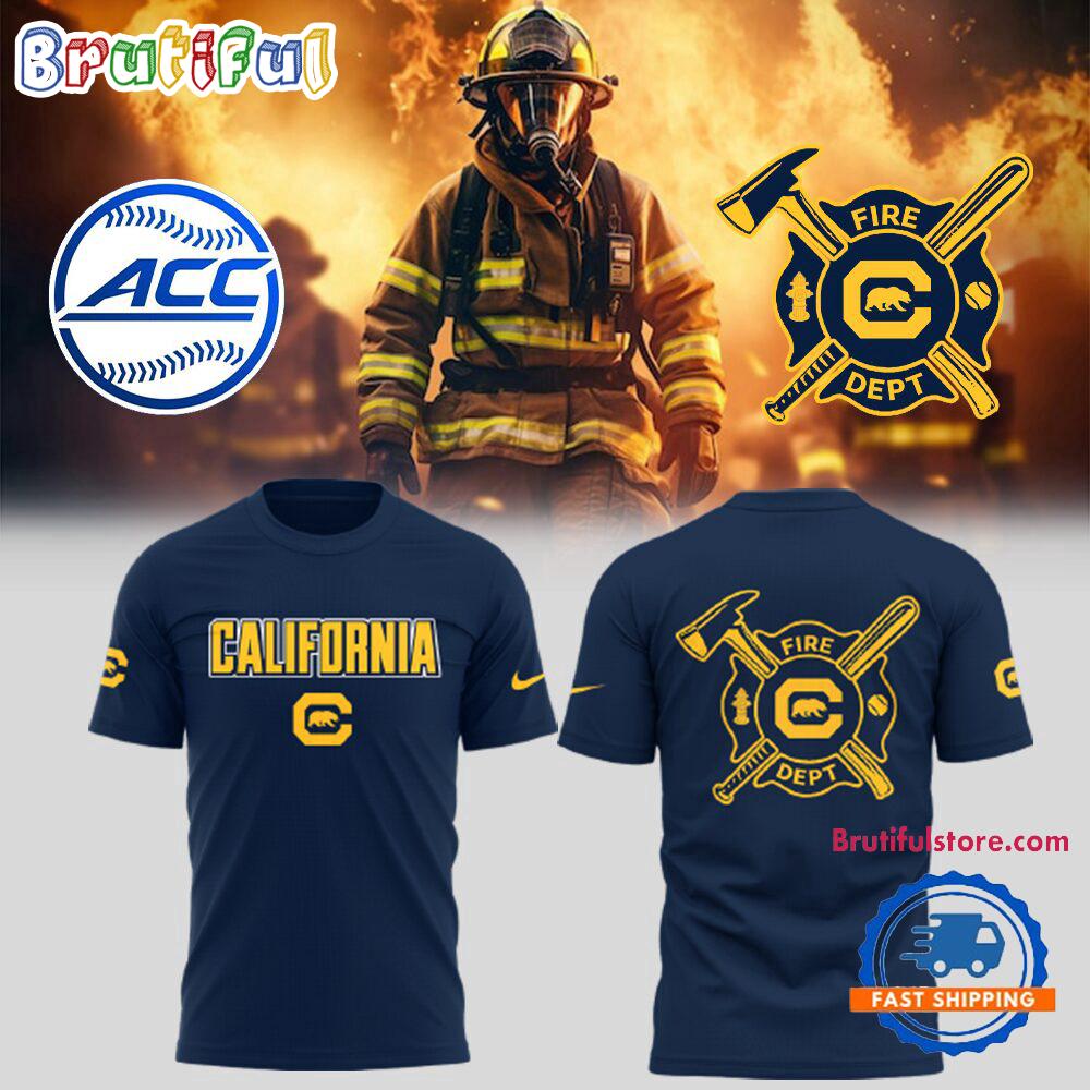 Berkeley Golden Bears California Baseball x Firefighter Appreciation Night Hoodie T-Shirt