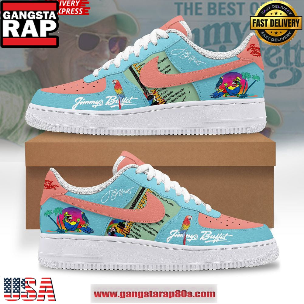 Best Of Jimmy Buffett Limited Air Force 1 Sneakers Shoes