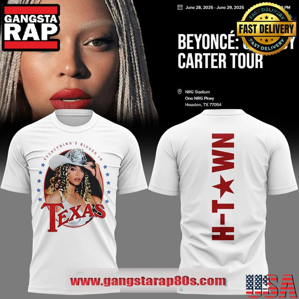 Beyonce Cowboys Carter Tour x Houston 2025 Special Edition T Shirt