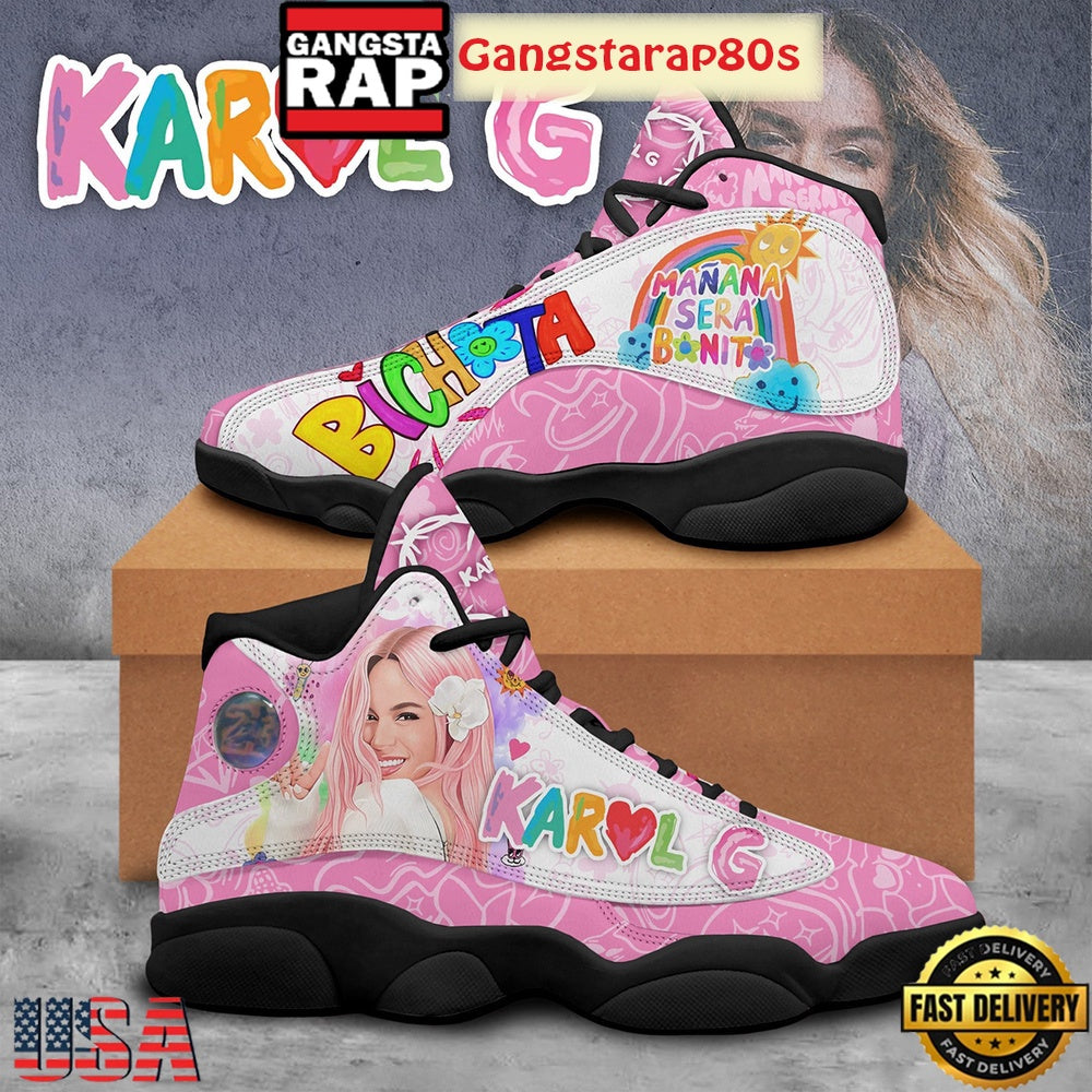 Bichota Karol G Manana Sera Bonito Fan Air Jordan 13 Shoes Running Sneakers