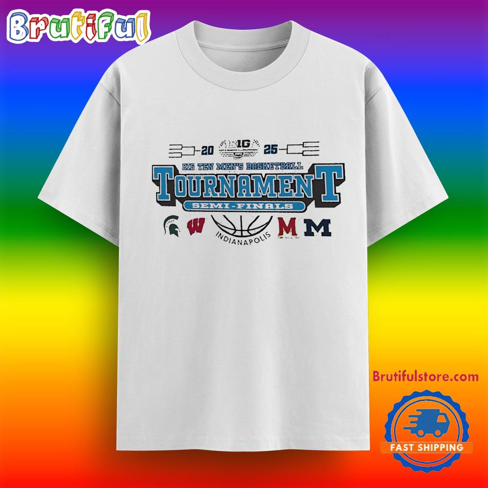 Big Ten Basketball Tournament Semi Final Bound 2025 T Shirt