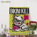 Bikini Kill August 18-19 2024 Warfield San Francisco CA Wall Art Poster Canvas