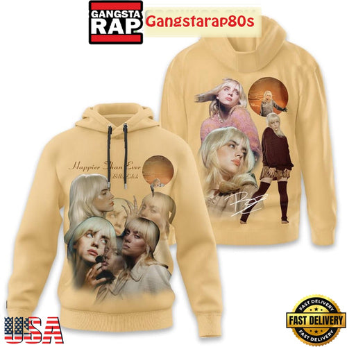Billie Eilish Happier Than Ever Heartbreak Anthem Special Edition Hoodie Shirt