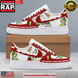 Billie Eilish Have Yourself A Merry Little Christmas Air Force 1 Running Sneakers Shoes
