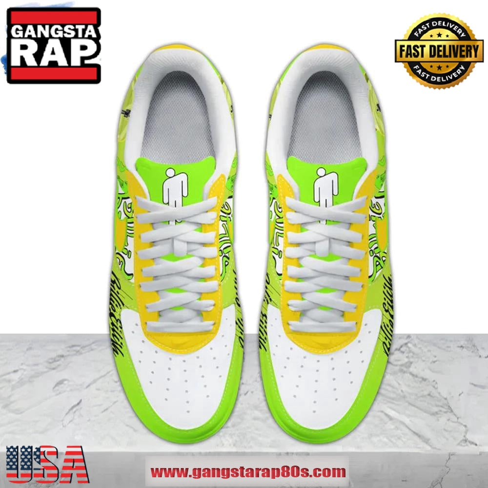 Billie Eilish Hello Billie Stan Limited Air Force 1 Running Sneakers Shoes