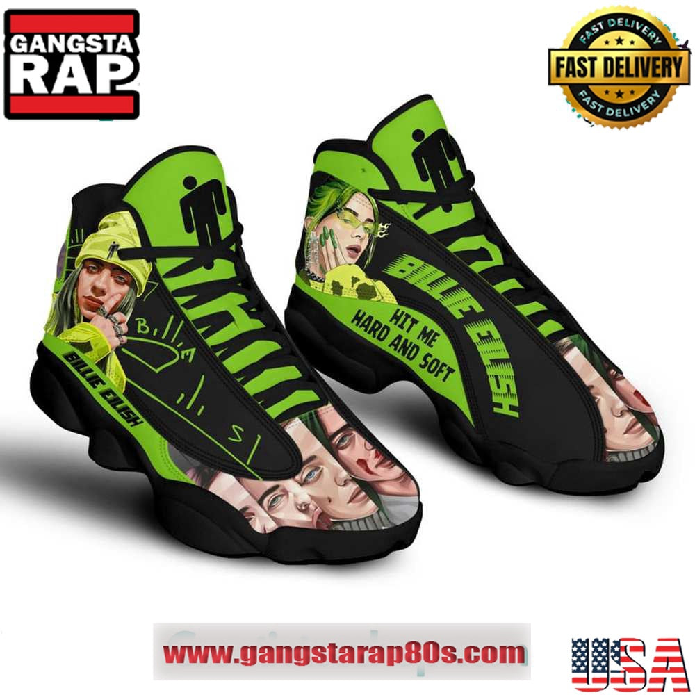 Billie Eilish Hit Me Hard And Soft Air Jordan 13 Sneakers Shoess