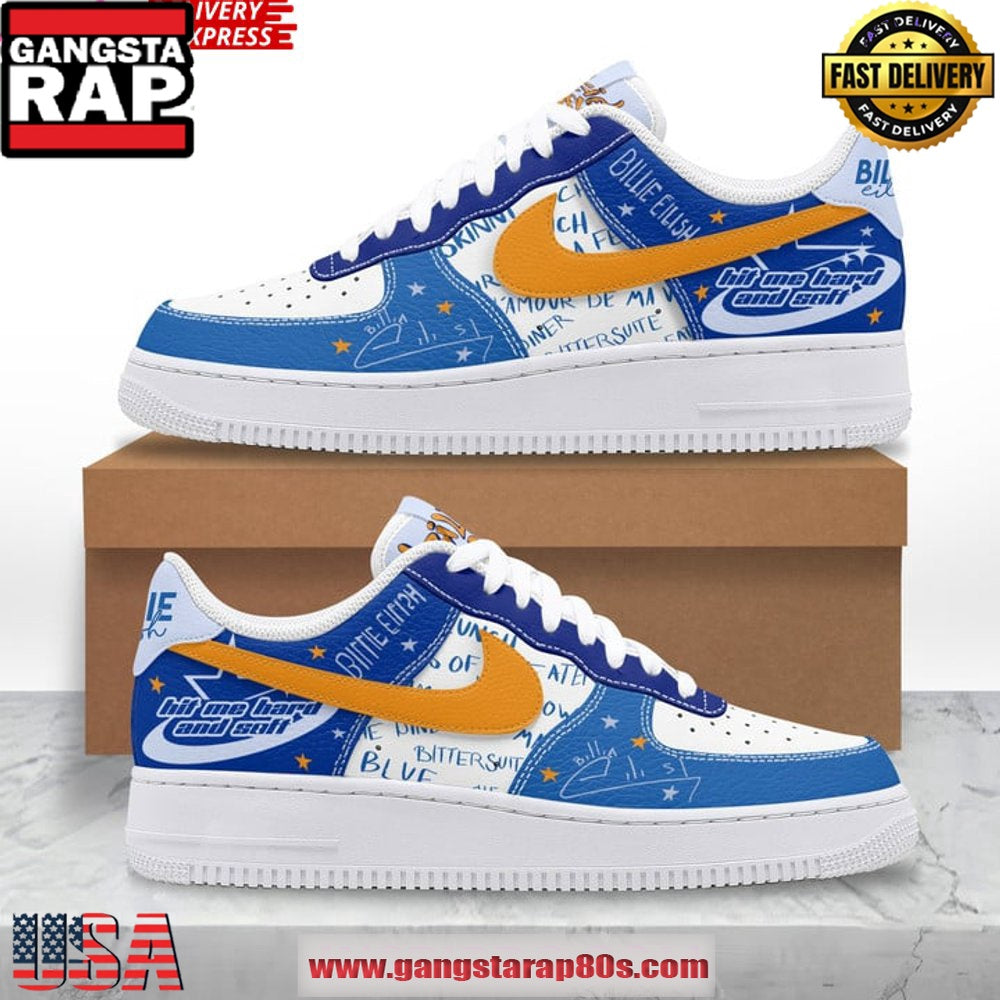 Billie Eilish Hit Me Hard and Soft Special Edition Air Force 1 Sneakers Shoes