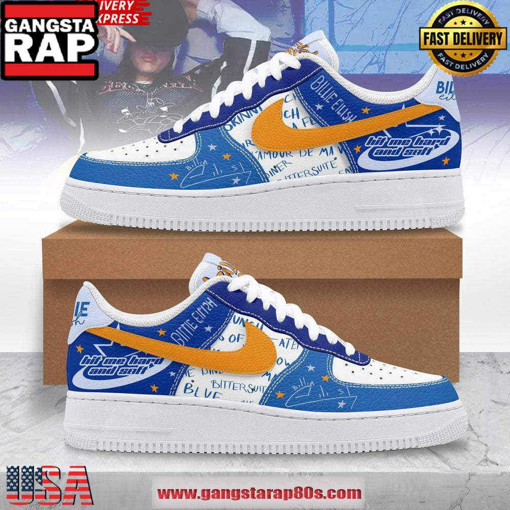 Billie Eilish Hit Me Hard and Soft Special Edition Air Force 1 Sneakers Shoes