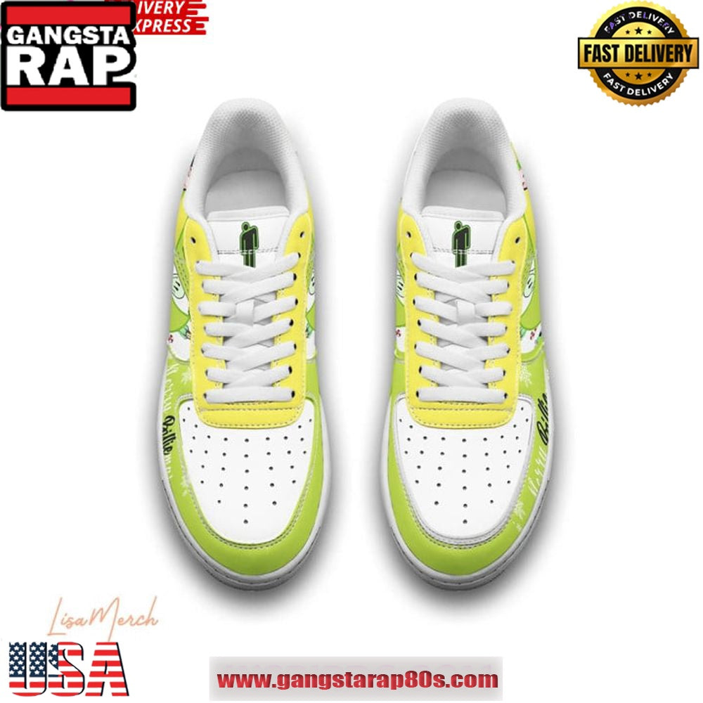Billie Eilish Merry Christmas Limited Edition Air Force 1 Running Sneakers Shoes